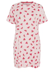 Yours Curve Pink Watermelon 100% Cotton Nightwear - Image 5 of 5