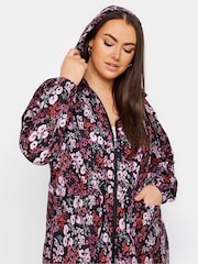 Yours Curve Pink Lightweight Parka - Image 4 of 6