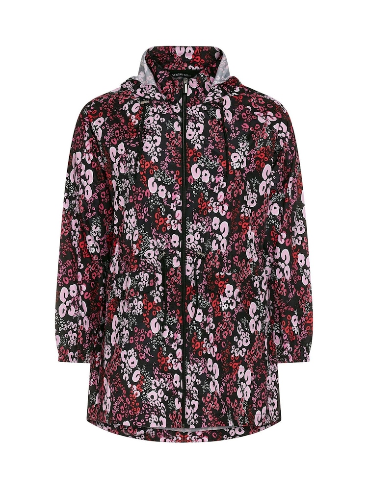 Yours Curve Pink Lightweight Parka - Image 6 of 6