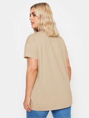 Camiseta de lentejuelas con estampado de leopardo de Yours Curve - Imagen 3 de 5