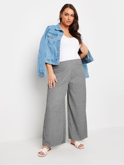 Широкие фактурные брюки Yours Curve - Изображение 2 из 5