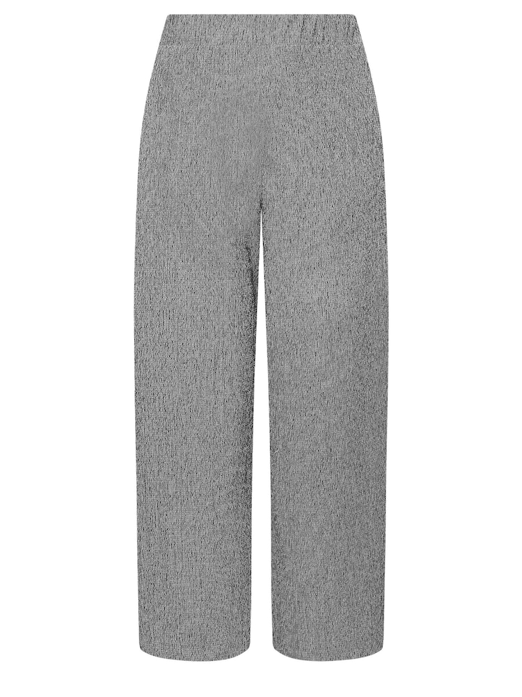Yours Curve Textured Wide Leg Trousers - Imagen 5 de 5 Yours Curve Textured Wide Leg Trousers - Imagen 5 de 5