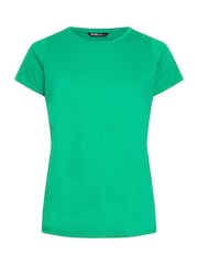 Yours Curve Black Core Basic T-Shirts 3 Pack - Image 8 of 9