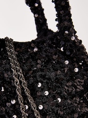 Lipsy Black Embellished Pouch Bag - Image 3 of 4