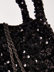 Lipsy Black Embellished Pouch Bag - Image 7 of 8