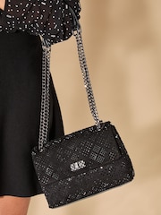 Черный - Lipsy Пайетки Embellished Multiway Crossbody Bag - Image 3 of 4