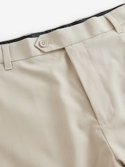 Neutral Relaxed Tapered Fit Stretch Smart Trousers - Image 7 of 9