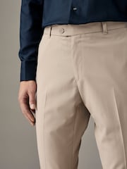 Neutral Slim Fit Stretch Smart Trousers - Image 4 of 8