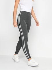 PixieGirl Petite Grey 2 Stripe Leggings - Image 2 of 5
