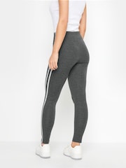 PixieGirl Petite Grey 2 Stripe Leggings - Image 3 of 5