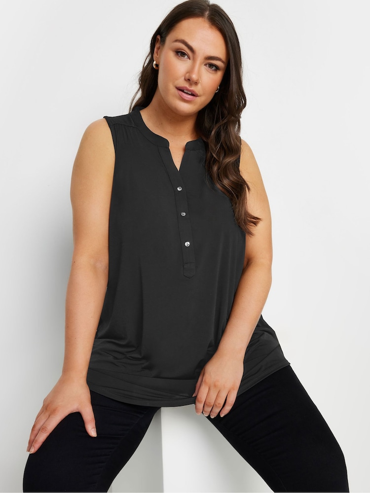 Negro - Blusa sin mangas de Yours Curve - Imagen 1 de 5 Negro - Blusa sin mangas de Yours Curve - Imagen 1 de 5