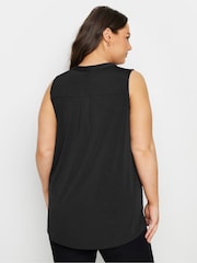 Yours Curve Black Sleeveless Blouse - Image 4 of 5