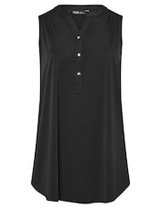 Yours Curve Black Sleeveless Blouse - Image 5 of 5