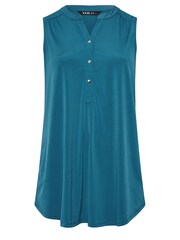 modra - Bluza brez rokavov Yours Curve - Slika 5 iz 5