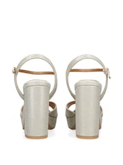 KG Kurt Geiger Silver Florence Sandals - Image 4 of 5
