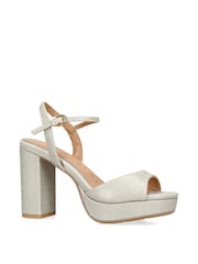KG Kurt Geiger Silver Florence Sandals - Image 5 of 5