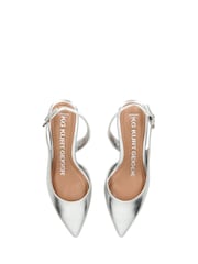 KG Kurt Geiger srebrna (barva); srebro Chrome Aria Low Shoes - Slika 3 iz 5