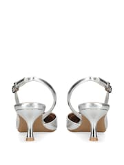 KG Kurt Geiger srebrna (barva); srebro Chrome Aria Low Shoes - Slika 4 iz 5