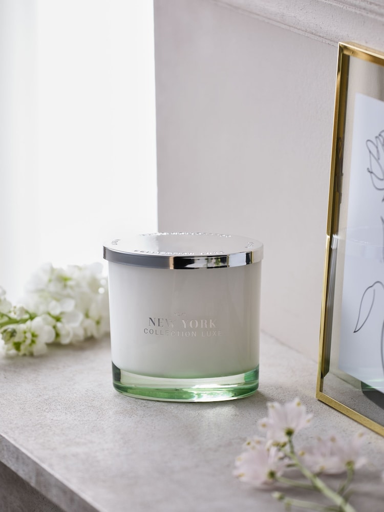 Jasmine & Orange Blossom Collection Luxe New York Candle - Image 2 of 4