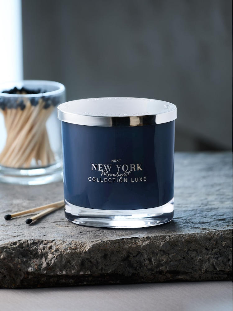 Moonlight Amber and Jasmine Collection Luxe New York Candle - Image 2 of 4