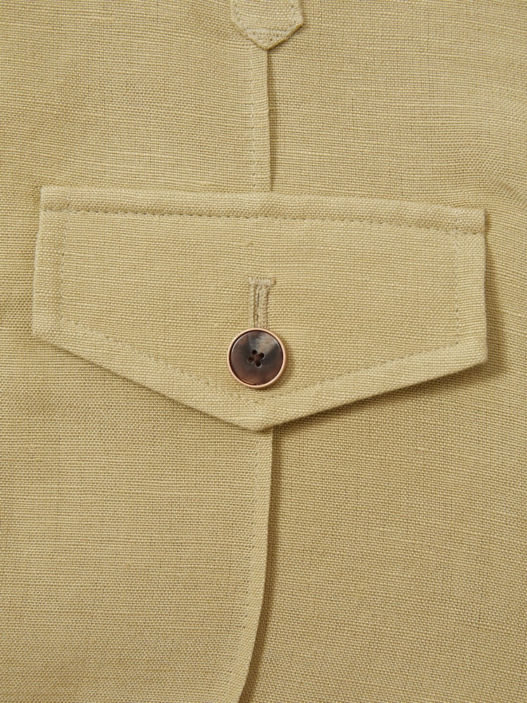 Paige Linen Blend High Rise Suit Shorts - Image 5 of 5