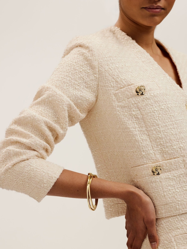 Ted Baker Gold Huulia Multi Hoop Bangle Bracelet - Image 3 of 7