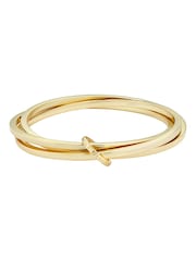 Ted Baker Gold Huulia Multi Hoop Bangle Bracelet - Image 6 of 7