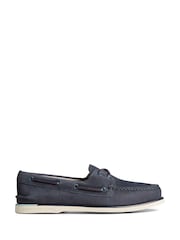 Sperry Blue Gold Authentic Original 2-Eye Nubuck Shoes - Image 1 of 3