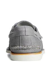 Sperry Grey Gold Authentic Original 2-Eye Nubuck Shoes - Image 3 of 4