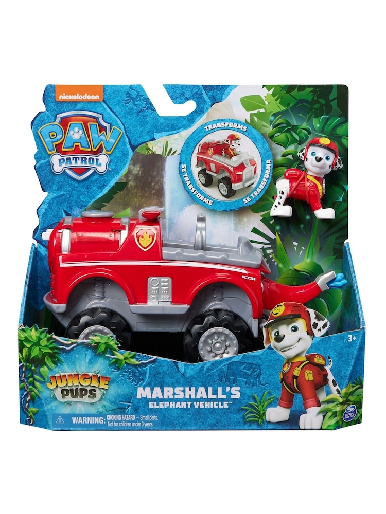 Spin Master Toys Paw Patrol Jungle Marshall Vehicle - Image 1 of 6