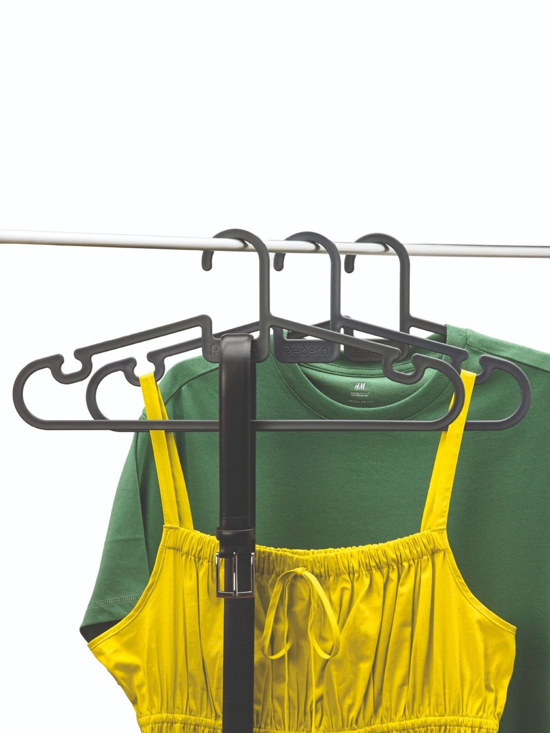 Buy ReBorn Dark Grey Pack of 15 Recycled Coat Hangers from the Next UK online shop