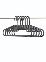 ReBorn Dark Grey Pack of 15 Coat Hangers - Image 3 of 4