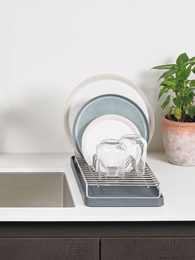 ReBorn Dark Grey Compact Draining Rack - Image 1 of 4