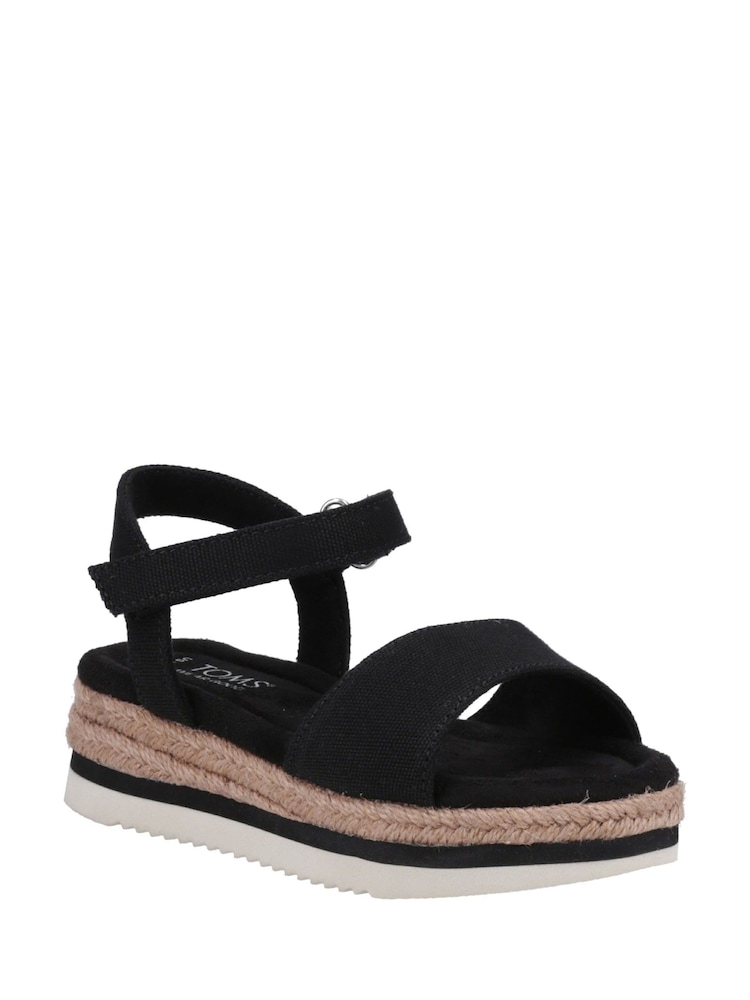 TOMS Woven Diana 100% Cotton Sandals - Image 1 of 4