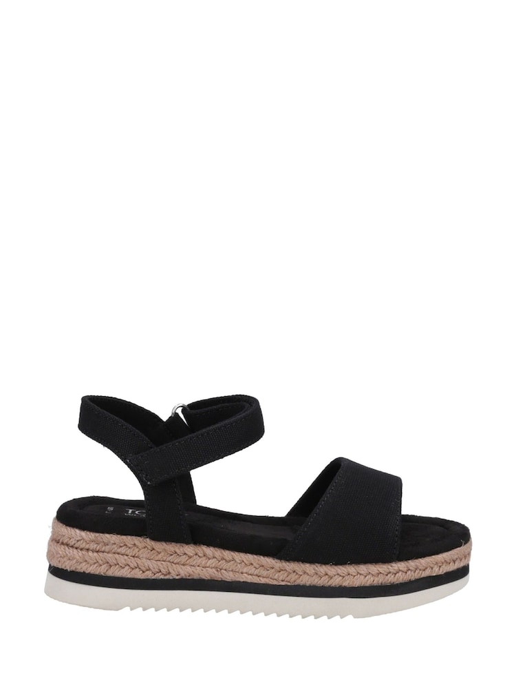 TOMS Woven Diana 100% Cotton Sandals - Image 4 of 4