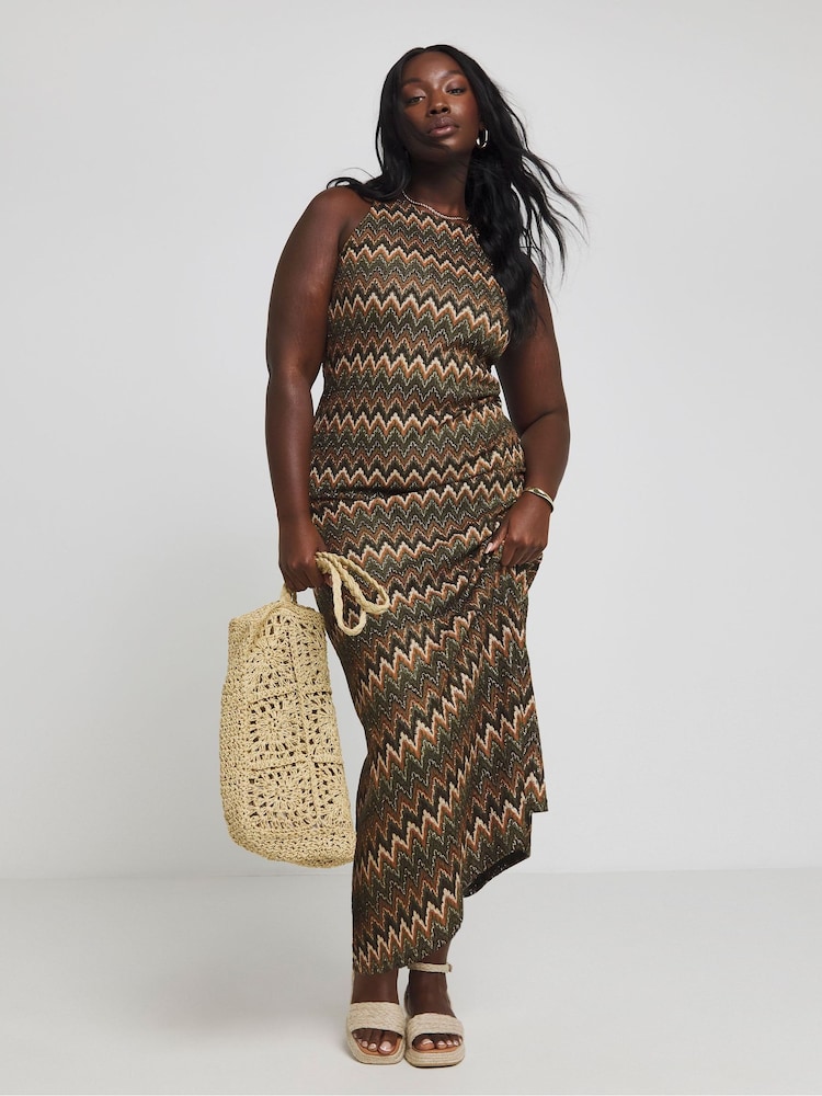 Simply Be Crochet Look Maxi Dress - Bild 1 von 4 Simply Be Crochet Look Maxi Dress - Bild 1 von 4