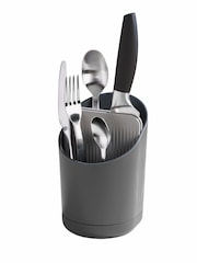 ReBorn Dark Grey Compact Rack Tidy Cutlery Drainer Bundle - Image 3 of 4