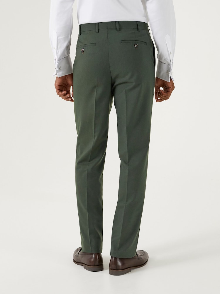 Skopes Green Tailored Fit Harvey Suit: Trousers - Image 2 of 3