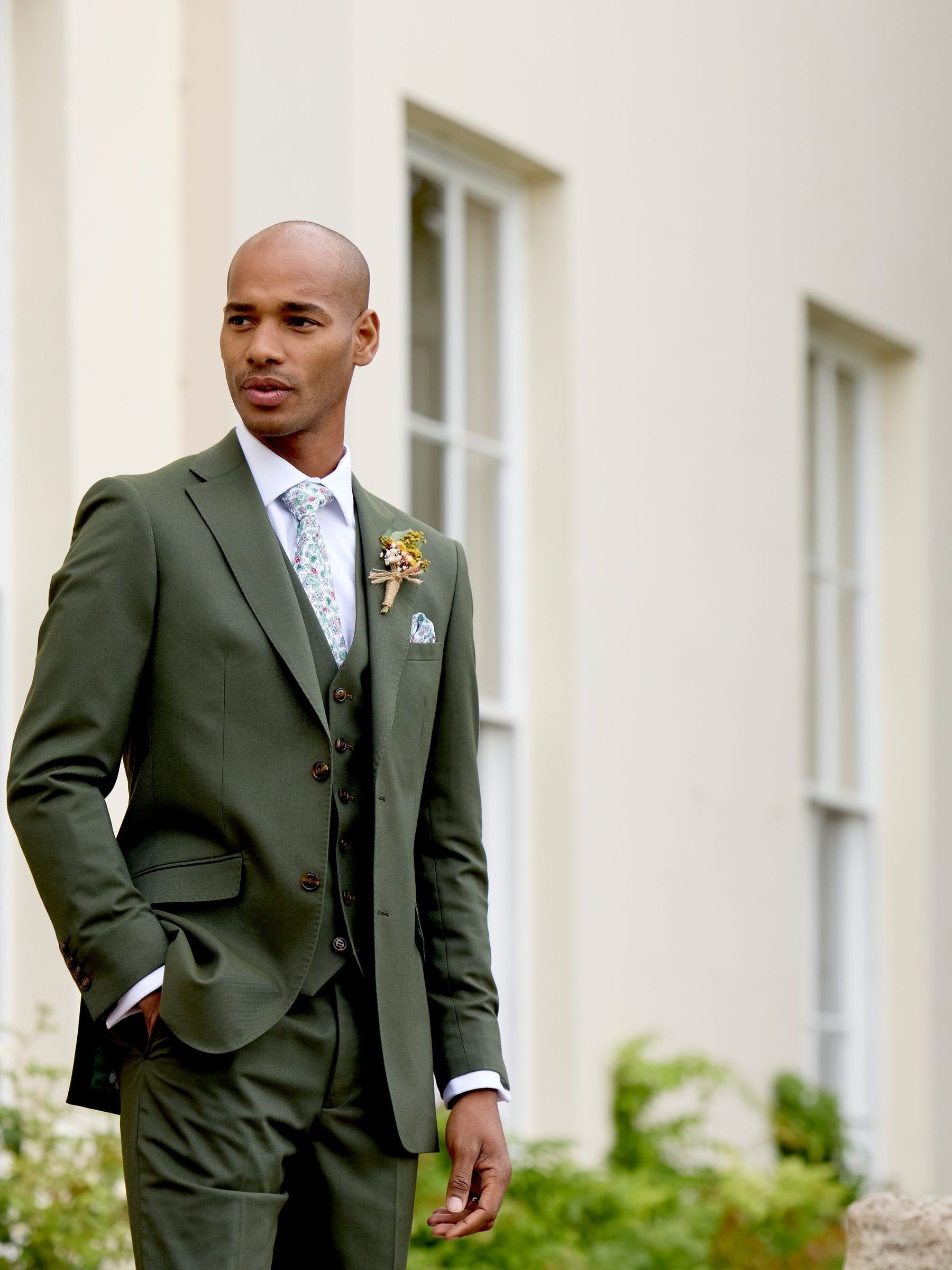 Buy Skopes Green Tailored Fit Harvey Suit: Trousers from the Next