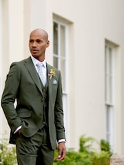 Skopes Green Tailored Fit Harvey Suit: Trousers - Image 3 of 3