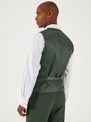 Skopes Green Harvey Single Breasted Tailored Fit Suit Waistcoat - Image 2 of 3