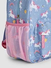 JoJo Maman Bébé Blue/Pink Medium Backpack - Image 7 of 7