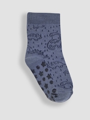 JoJo Maman Bébé Navy Socks 3 Pack - Image 3 of 4