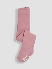 JoJo Maman Bébé Pastel Pink 2-Pack Cotton Rich Tights - Image 6 of 9