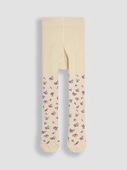 JoJo Maman Bébé Pastel Pink 2-Pack Cotton Rich Tights - Image 7 of 9
