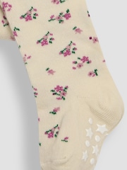 JoJo Maman Bébé Pastel Pink 2-Pack Cotton Rich Tights - Image 9 of 9
