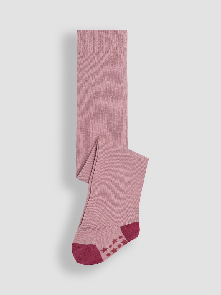 JoJo Maman Bébé Red Cotton Rich Cherry Tights 2 Pack - Image 2 of 4
