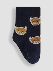 JoJo Maman Bébé 3-Pack Farmyard Socks - Bild 5 von 5
