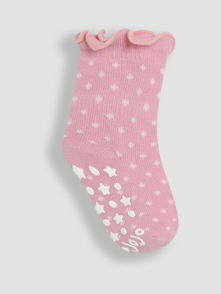 JoJo Maman Bébé bombažne nogavice z volančki 3 Pack - Slika 2 iz 4 JoJo Maman Bébé bombažne nogavice z volančki 3 Pack - Slika 2 iz 4