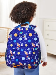 JoJo Maman Bébé Blue/Navy Medium Backpack - Image 1 of 5